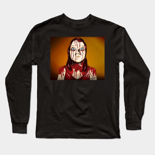 Carrie Long Sleeve T-Shirt by amodesigns